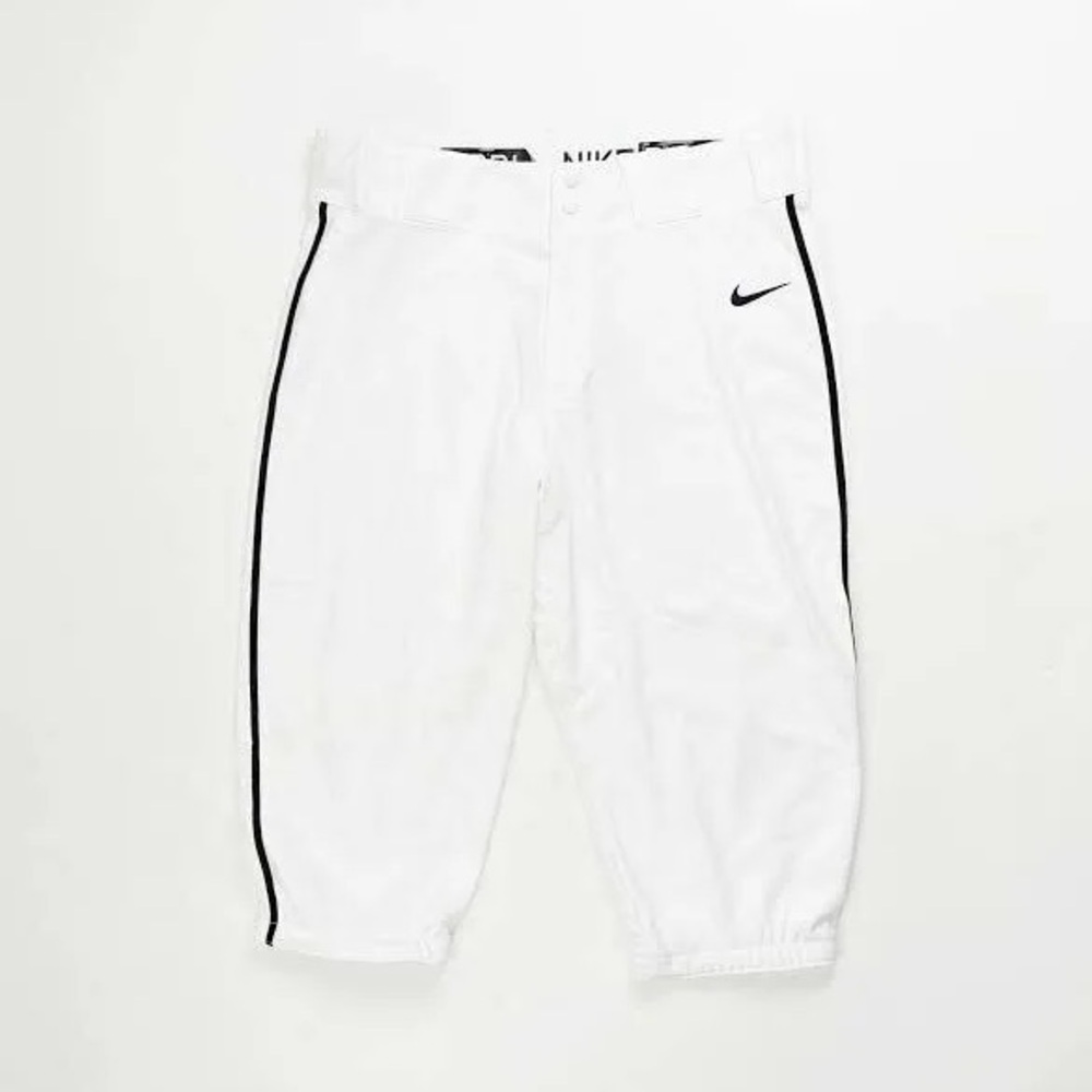 New Nike White and Black Baseball Athletic Pants